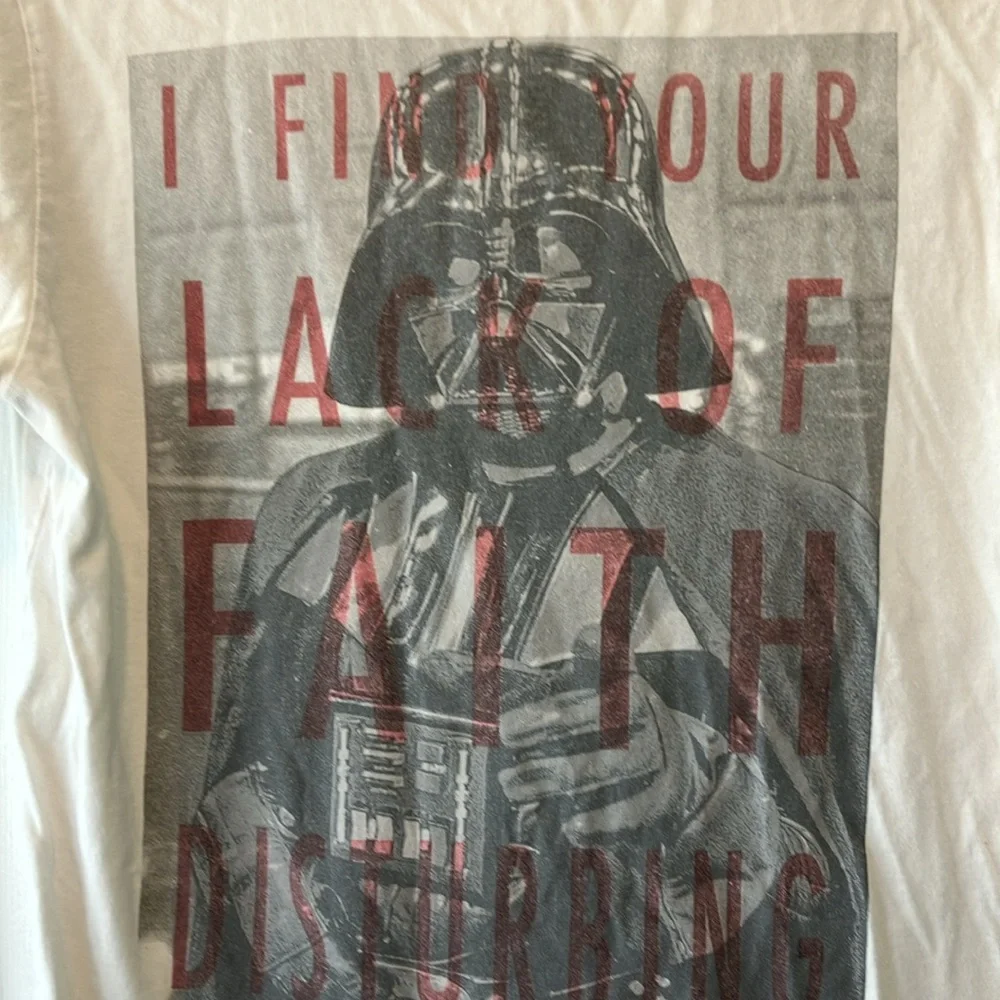 Boys large darth vader t shirt